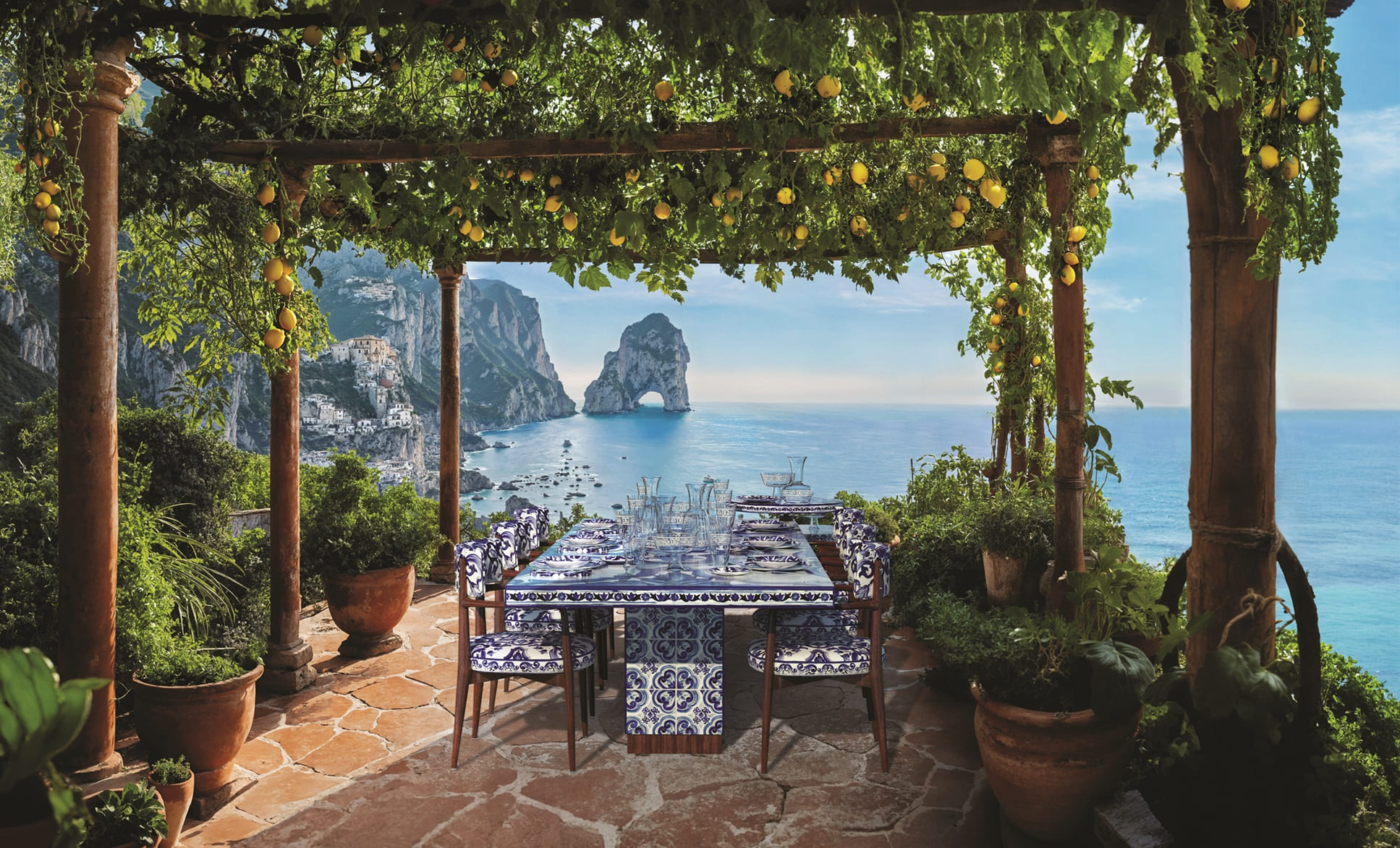 The Blue Majolica Collection